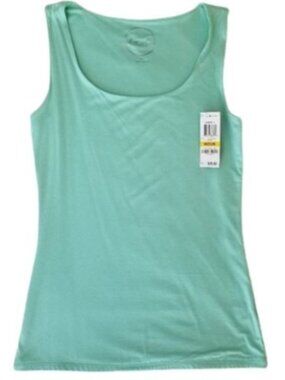INC International Concepts "Essentials" Scoop Neck Tank in Mint Green